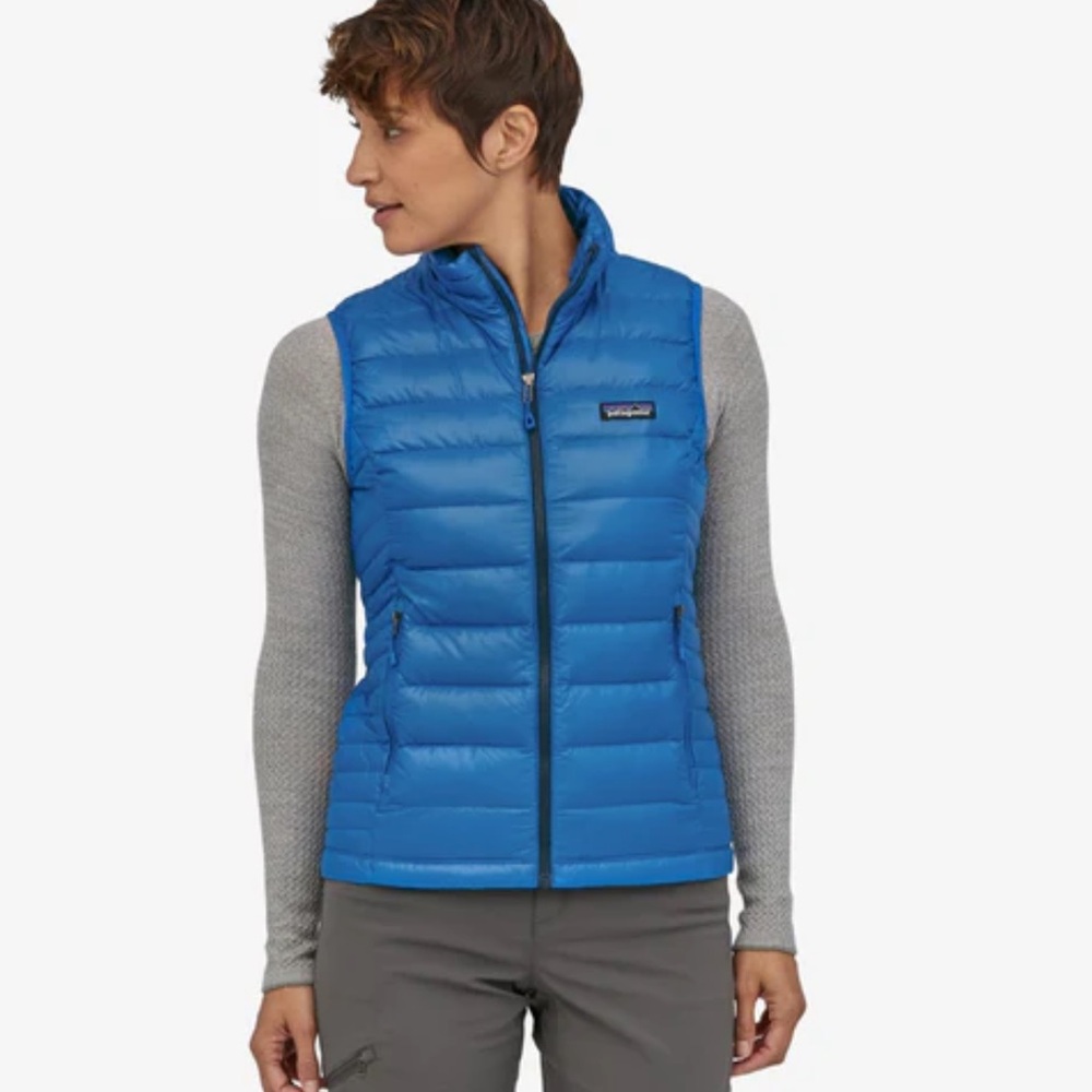 Patagonia  Down Sweater Vest Blue Women’s Size XS